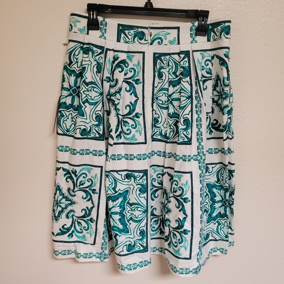 Eva Mendez Green Midi Skirt NWT - Picture 6 of 6